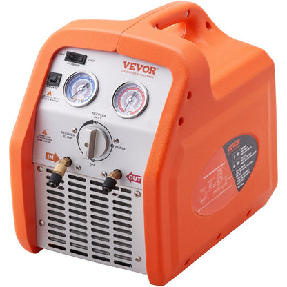 010236192440 - 29.5 lbs Portable Refrigerant Recovery Machine with High-Pressure Protection