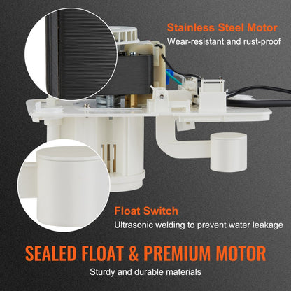 RTP24WS115V - 1/30 HP Condensate Pump with 100 GPH Flow Rate