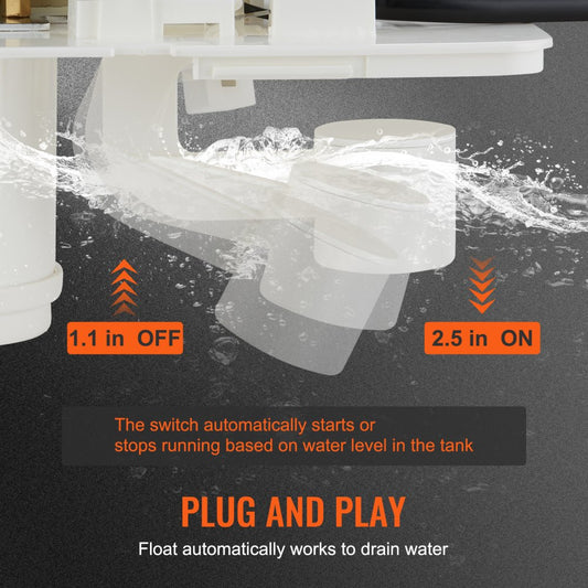 RTP24WS115V - 1/30 HP Condensate Pump with 100 GPH Flow Rate