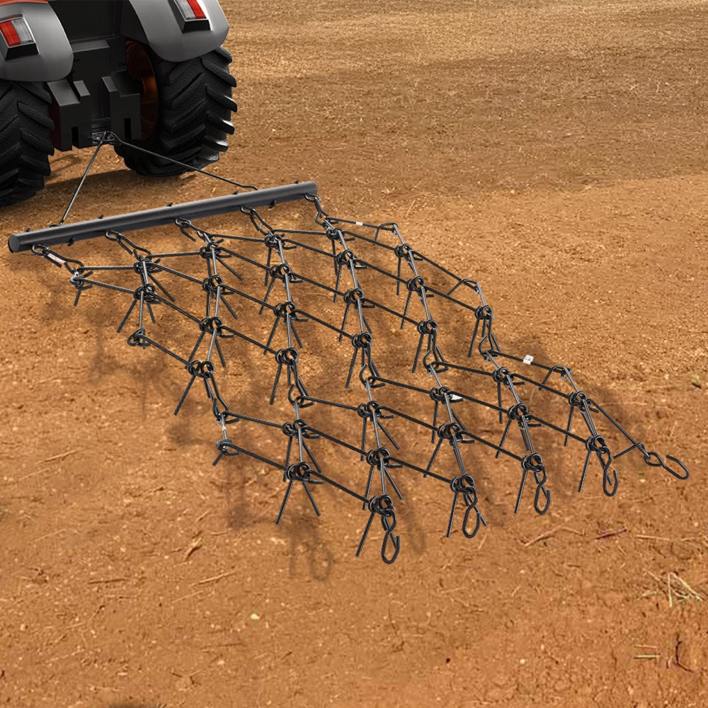 VDH-455 - Heavy-Duty 67in Chain Harrow for Soil Agricultural Leveling