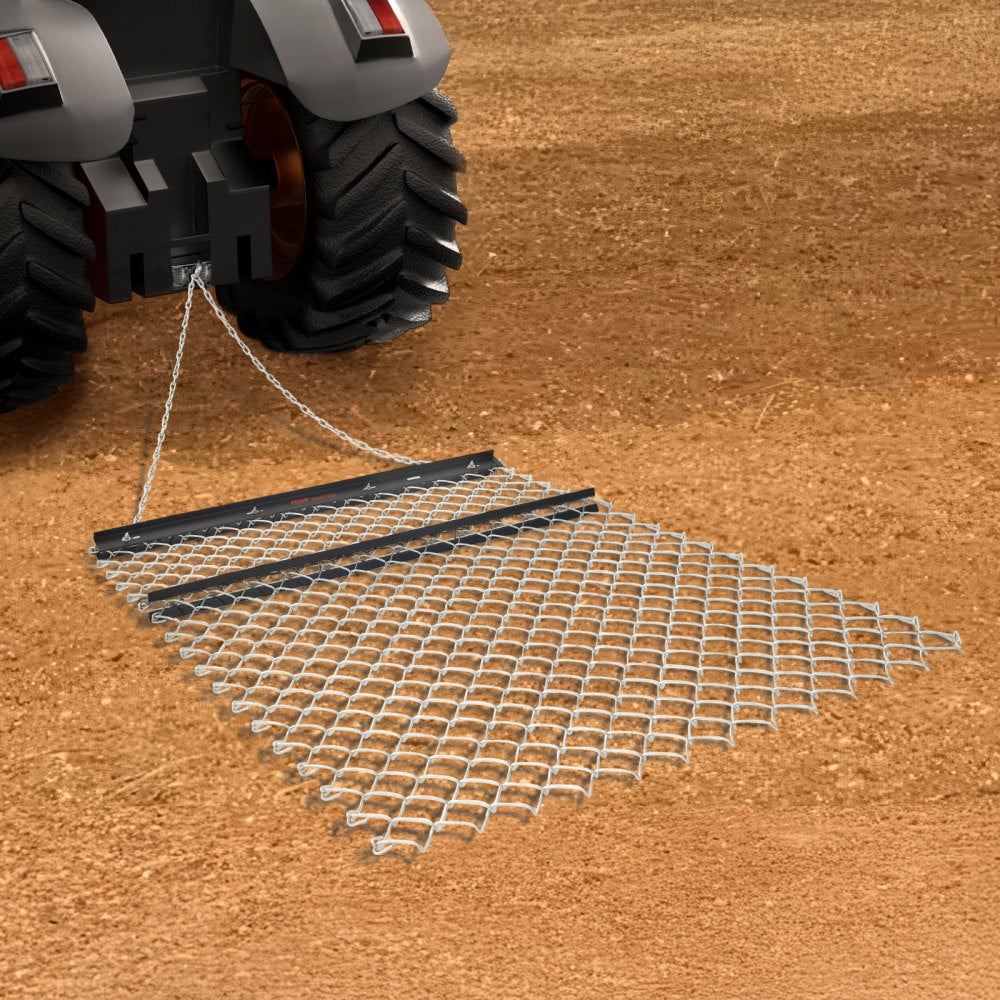VDM-45 - Heavy-Duty 59.84" x 48.82" Chain Harrow for ATVs and Tractors
