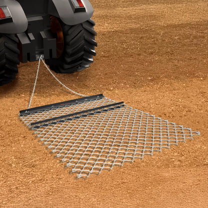 VDM-45 - Heavy-Duty 59.84" x 48.82" Chain Harrow for ATVs and Tractors