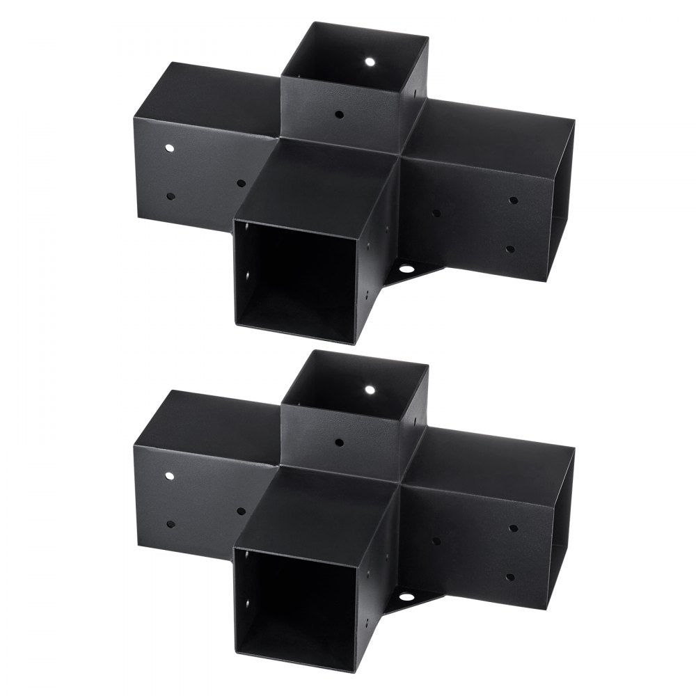 SSE2 - Heavy Duty 4"x4" Pergola Brackets, 2pcs Carbon Steel Kit