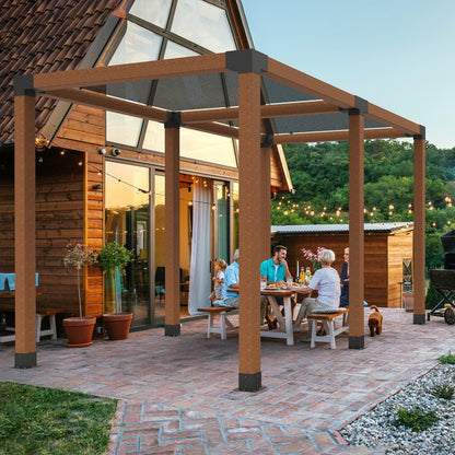 SSF2 - 90° Carbon Steel Pergola Bracket Kit for Stability