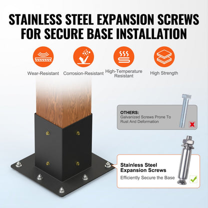 SSA4C4 - Durable 4"x4" Pergola Bracket Kit with Corrosion Resistance