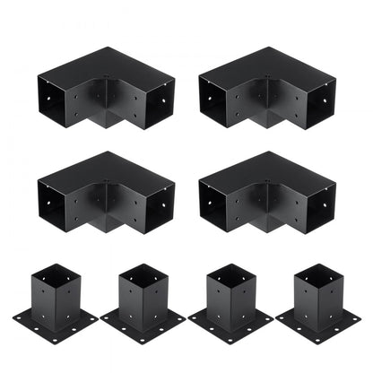 SSA4C4 - Durable 4"x4" Pergola Bracket Kit with Corrosion Resistance