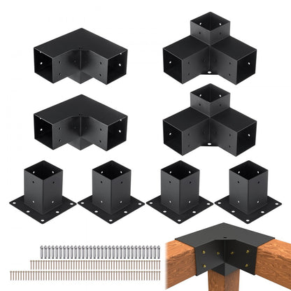 SSA4C4 - Durable 4"x4" Pergola Bracket Kit with Corrosion Resistance