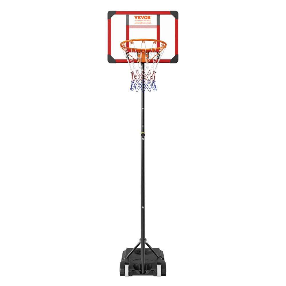 BCP0182 - Portable Adjustable Basketball Hoop for All Ages with Wheels