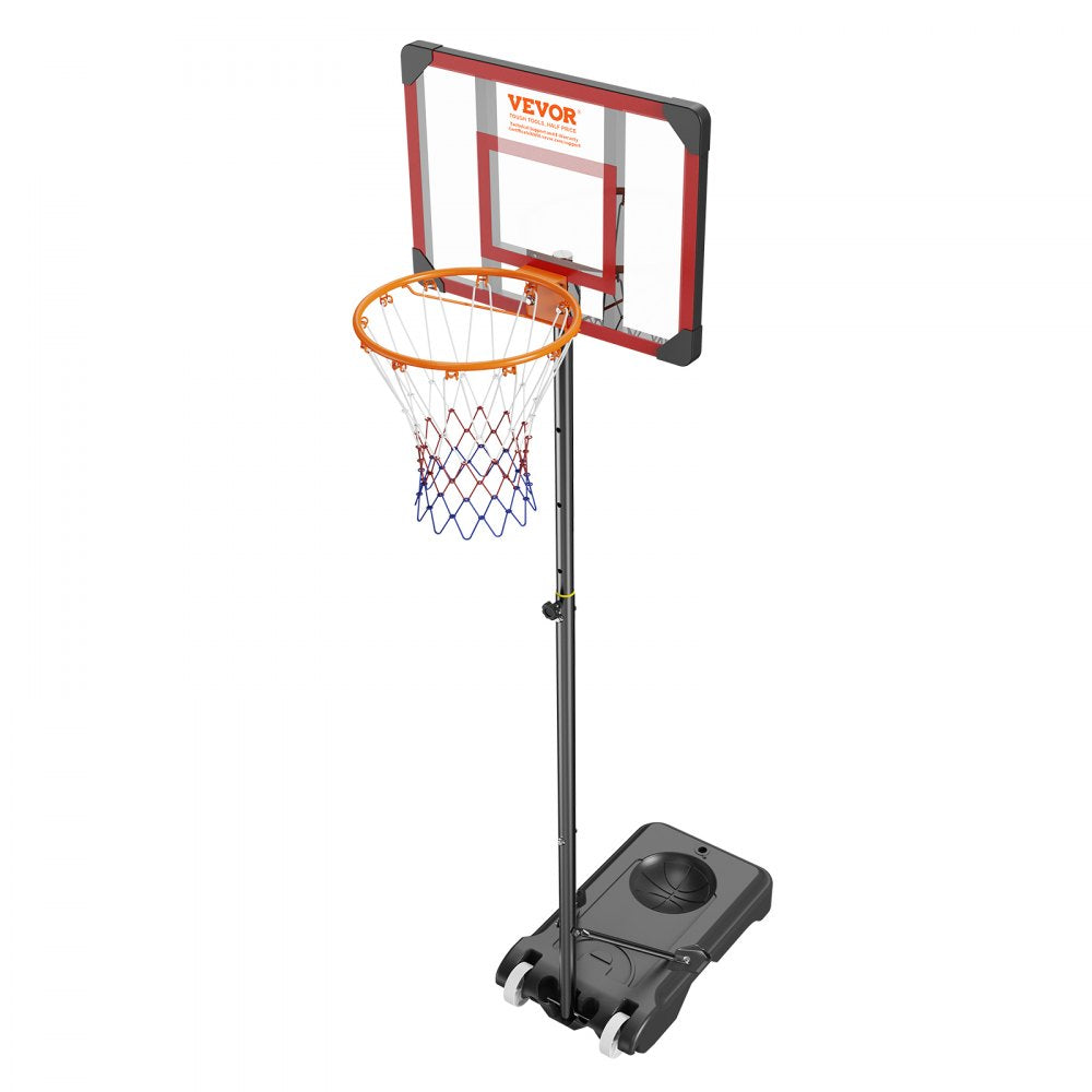 BCP0182 - Portable Adjustable Basketball Hoop for All Ages with Wheels