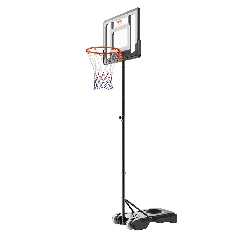 M0182 - 5-7 ft Adjustable Basketball Hoop with Wheels and Durable Base