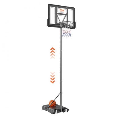 M021A-2 - Adjustable 4-10 ft VEVOR Basketball Hoop for All Ages