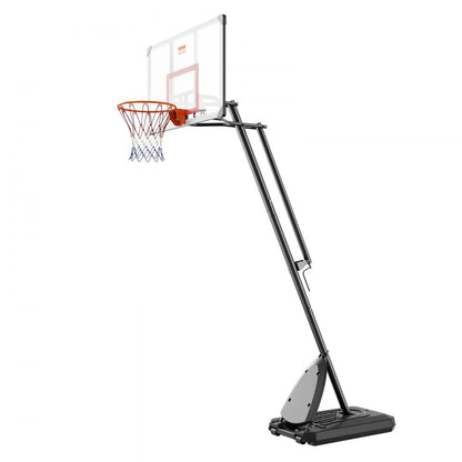 B025B - Adjustable 7.6-10 ft Basketball Hoop with Wheels
