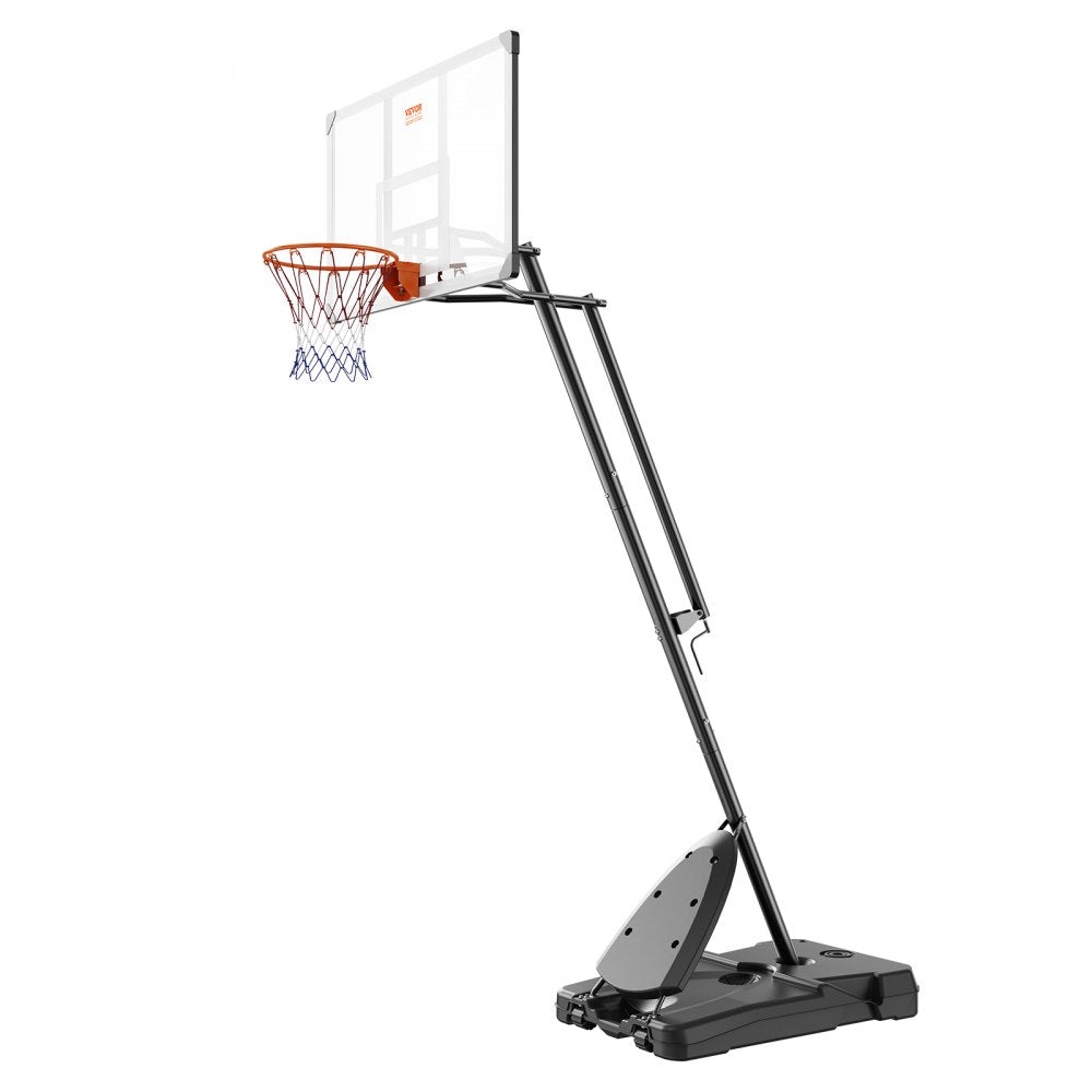 B016B - Adjustable 54" Basketball Hoop, 7.6-10 ft, Mobile Design