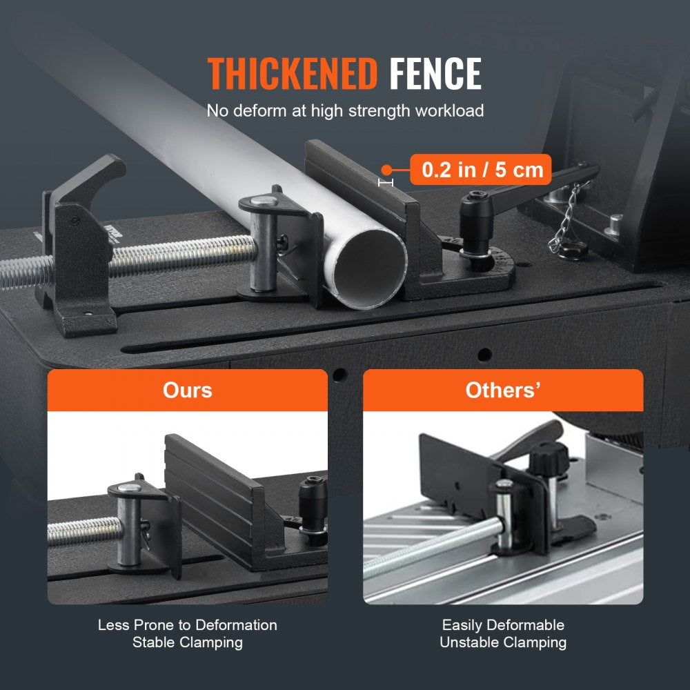 J1G-ZB-355G-3 - 14" VEVOR Chop Saw with 2800W Motor & Adjustable Angles