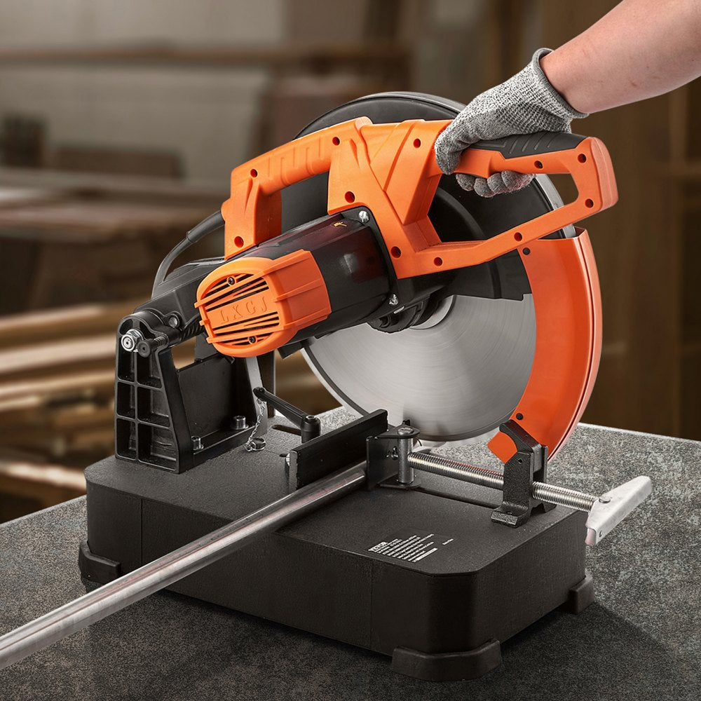 J1G-ZB-355G-3 - 14" VEVOR Chop Saw with 2800W Motor & Adjustable Angles