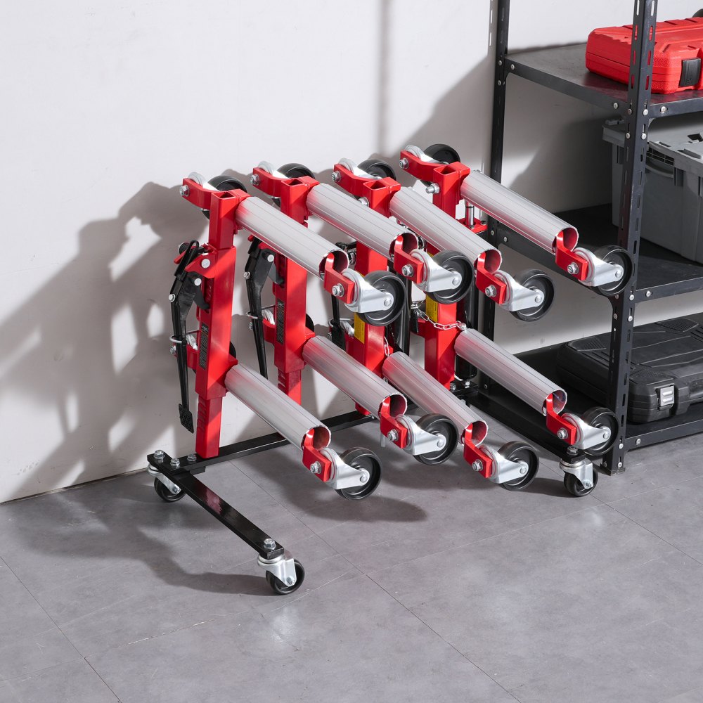 MR8019 - Heavy-Duty Car Dolly Rack with 360° Swivel Casters