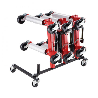 MR8019 - Heavy-Duty Car Dolly Rack with 360° Swivel Casters