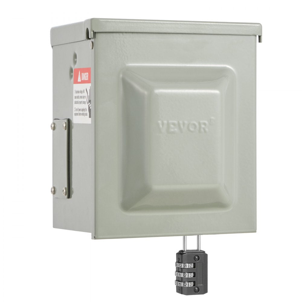 YD-20AX1 - Waterproof GFCI 20 Amp Outdoor Outlet Panel with Security Lock