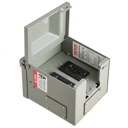 YYD-20AX2 - 2 GFCI 20A Outdoor Power Outlet with Waterproof Protection