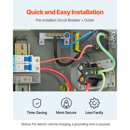 YD-30A/20A - 20A/30A Weather-Resistant RV Outlet Panel for Various Devices