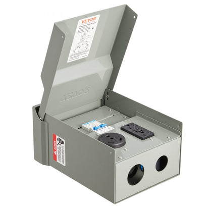 YD-30A/20A - 20A/30A Weather-Resistant RV Outlet Panel for Various Devices