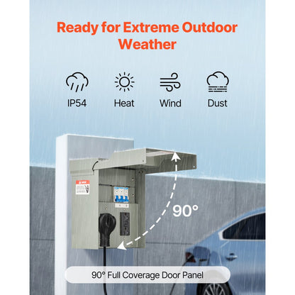 YD-50A/20A - Durable Weather-Resistant RV Power Outlet Panel with GFCI