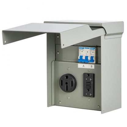 YD-50A/20A - Durable Weather-Resistant RV Power Outlet Panel with GFCI