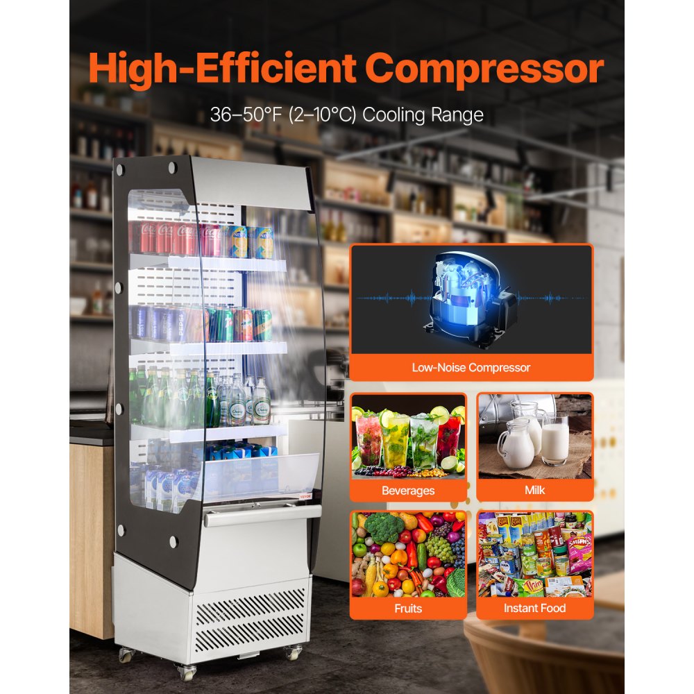 XCS-220L - 3-Tier Open Air Cooler with Digital Control and LED Canopy