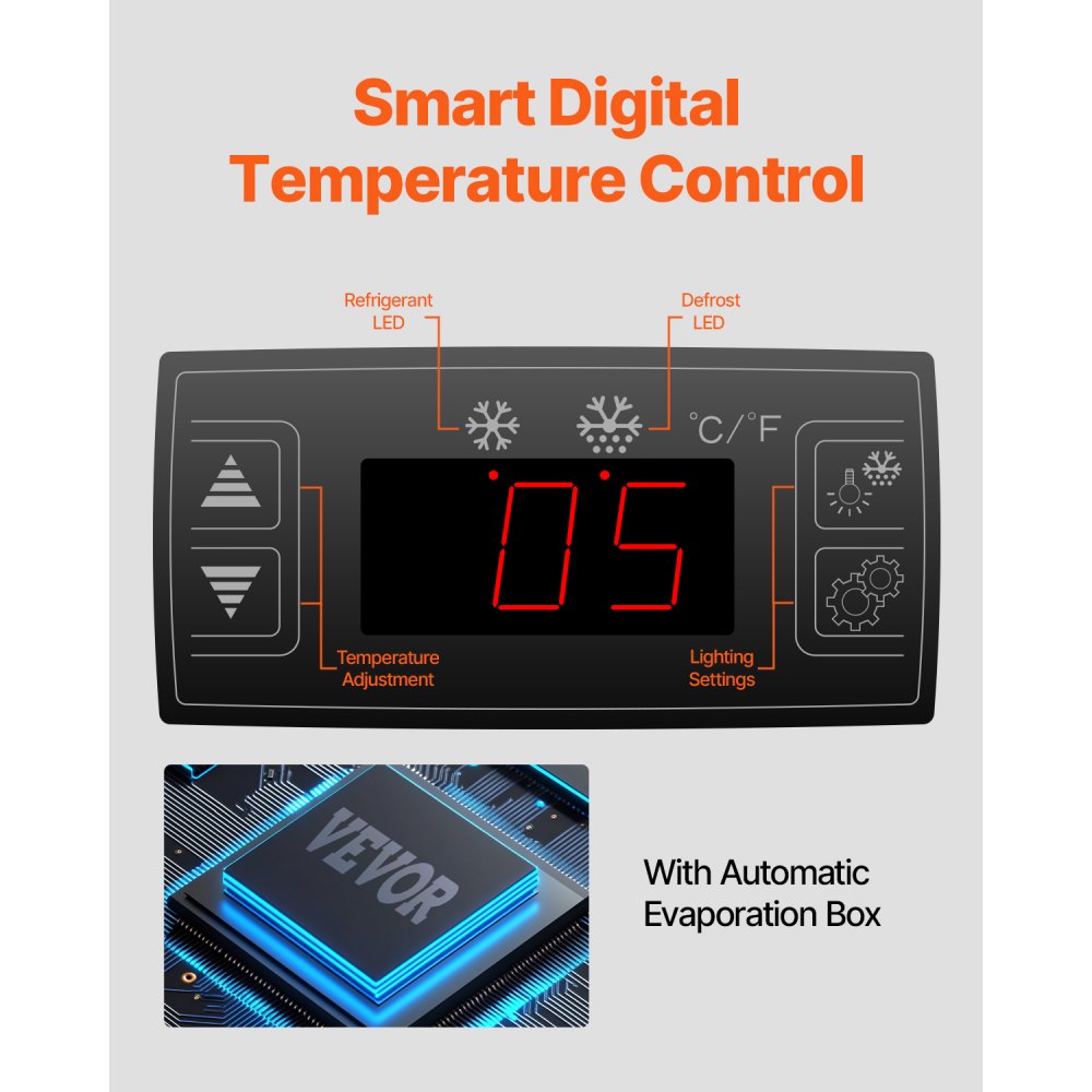XCS-220L - 3-Tier Open Air Cooler with Digital Control and LED Canopy