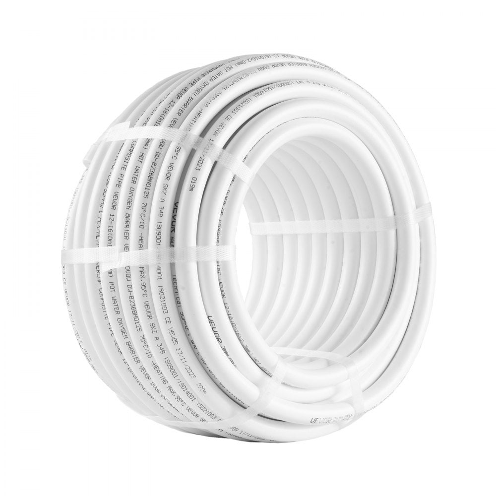 P49-1-25 - Durable 5/8'' PEX-AL-PEX Tubing for Radiant Heating, 82ft