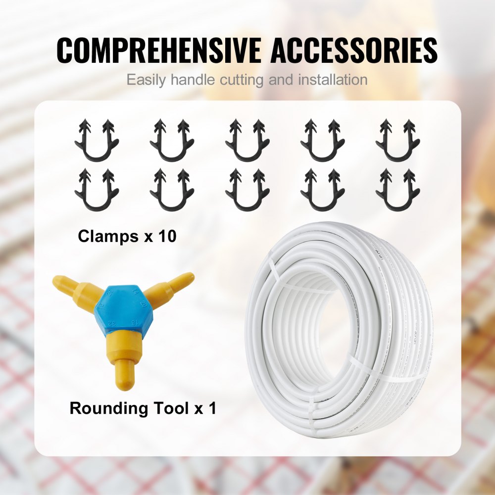 P49-3-50 - 0.79'' VEVOR PEX-AL-PEX Tube for Plumbing & Heating