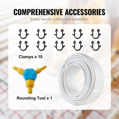 P49-3-50 - 0.79'' VEVOR PEX-AL-PEX Tube for Plumbing & Heating