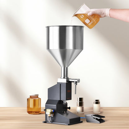A02 - 5ml to 50ml Stainless Steel Pneumatic Filling Machine