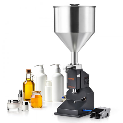 A02 - 5ml to 50ml Stainless Steel Pneumatic Filling Machine