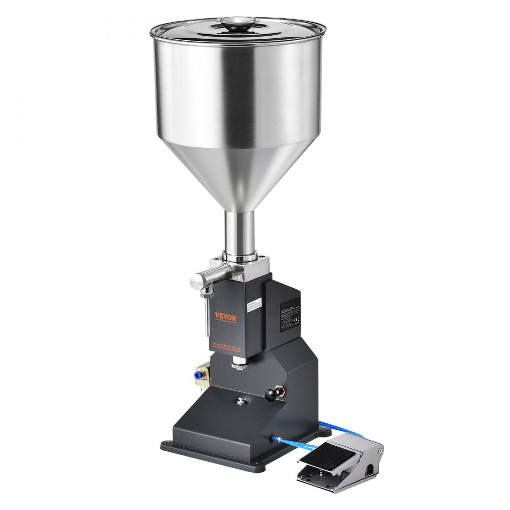 A02 - 5ml to 50ml Stainless Steel Pneumatic Filling Machine