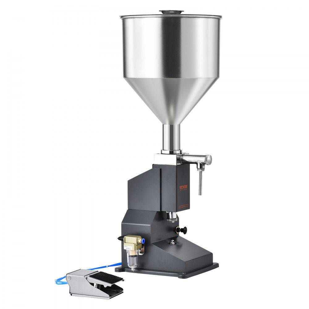 A02 - 5ml to 50ml Stainless Steel Pneumatic Filling Machine