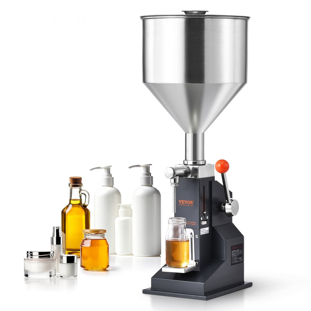 A03 - Adjustable 5-50ml Stainless Steel Liquid Filler for Home & Workshop