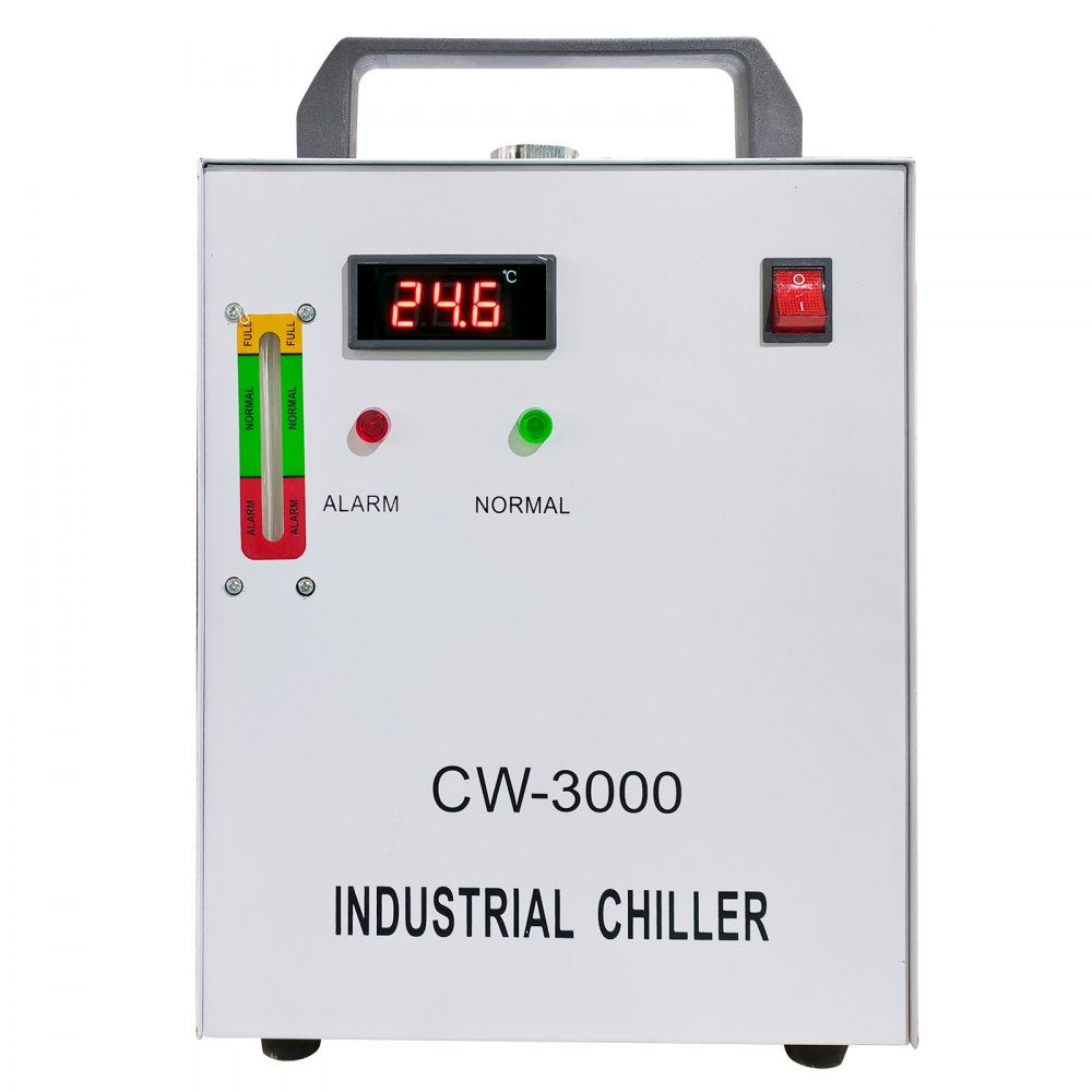 010649656518 - 9L CW-3000 Industrial Water Chiller with Flow Monitoring