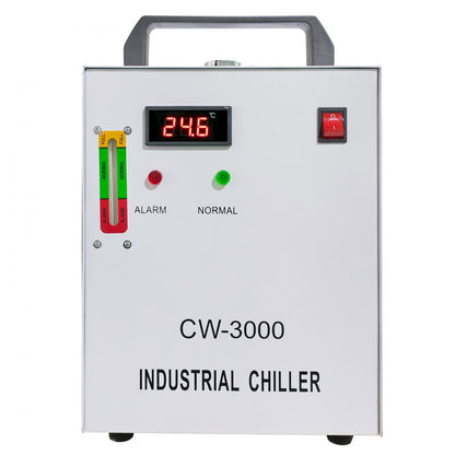 010649656518 - 9L CW-3000 Industrial Water Chiller with Flow Monitoring