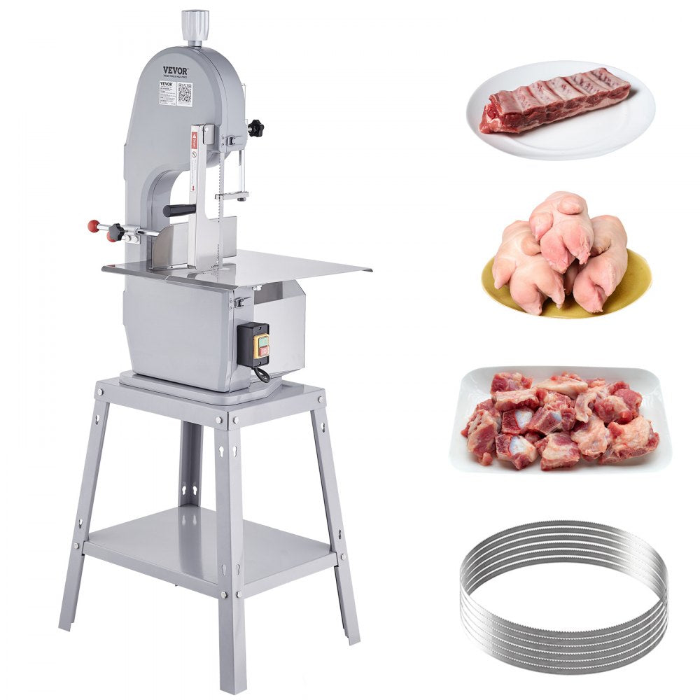 HC-280 - 1500W Stainless Steel Meat Bandsaw for Efficient Bone Cutting