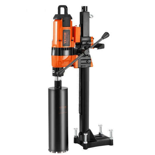 010763138216 - 3500W Core Drill Rig with Φ5in Bit for Concrete & Stone