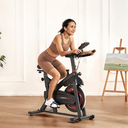 S708 - Heavy-Duty Magnetic Resistance Exercise Bike with Comfortable Seat