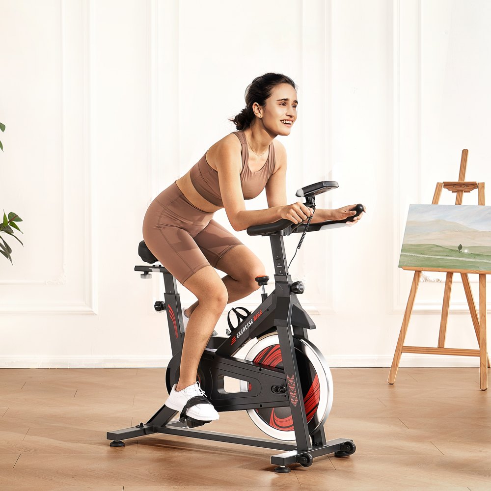 S310 - Durable Carbon Steel Exercise Bike with Magnetic Resistance and Adjustable Features