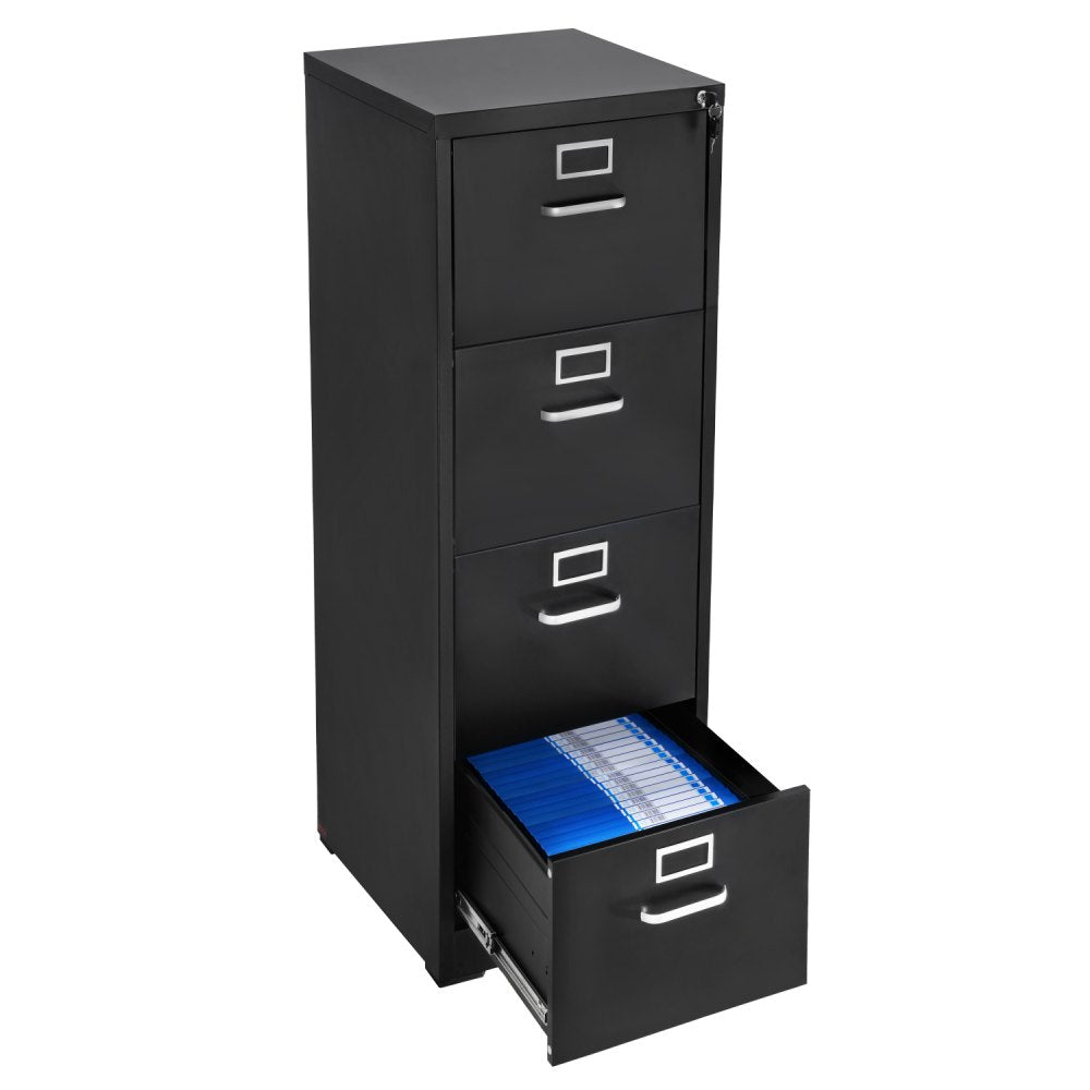 LK53112907 - Durable 4-Drawer Vertical File Cabinet with Lock