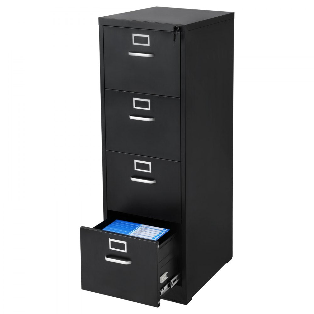 LK53112907 - Durable 4-Drawer Vertical File Cabinet with Lock