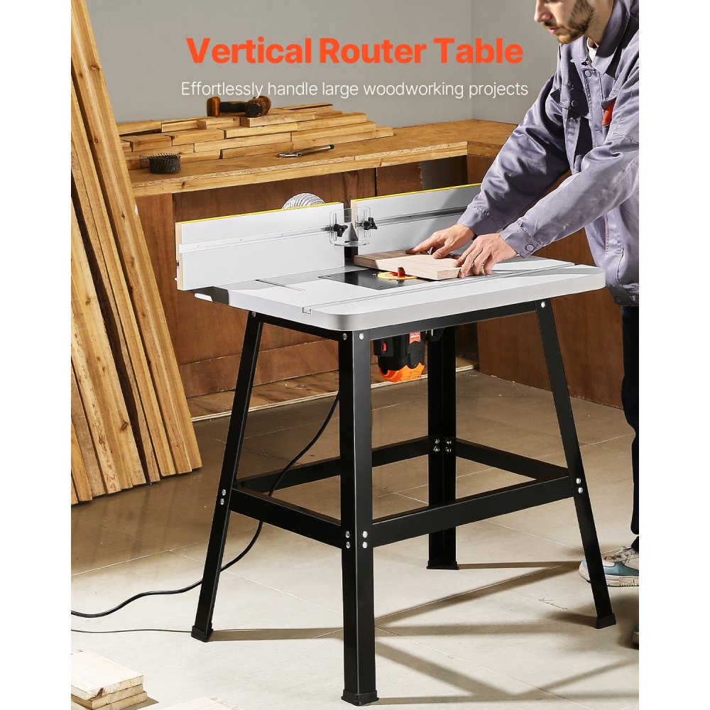 RT015 - 31.5" x 23.9" Router Table with Adjustable Fence and Dust Collection