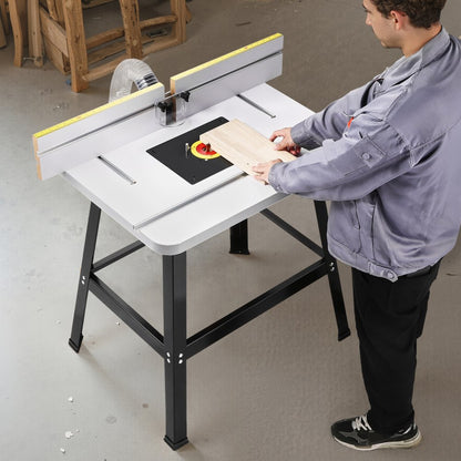 RT015 - 31.5" x 23.9" Router Table with Adjustable Fence and Dust Collection