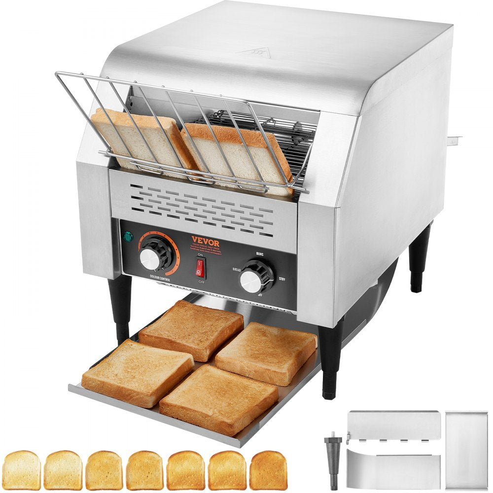 TT-300 - Heavy-Duty Stainless Steel Conveyor Toaster for Commercial Use