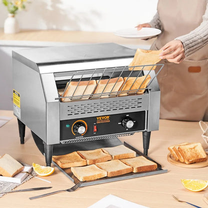 TT-450 - High-Capacity Stainless Steel Conveyor Toaster for 450 Slices Hourly