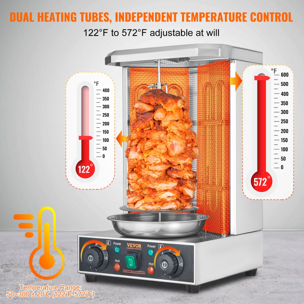 ZH-9211 - Electric Shawarma Grill Machine for Tender, Flavorful Meats